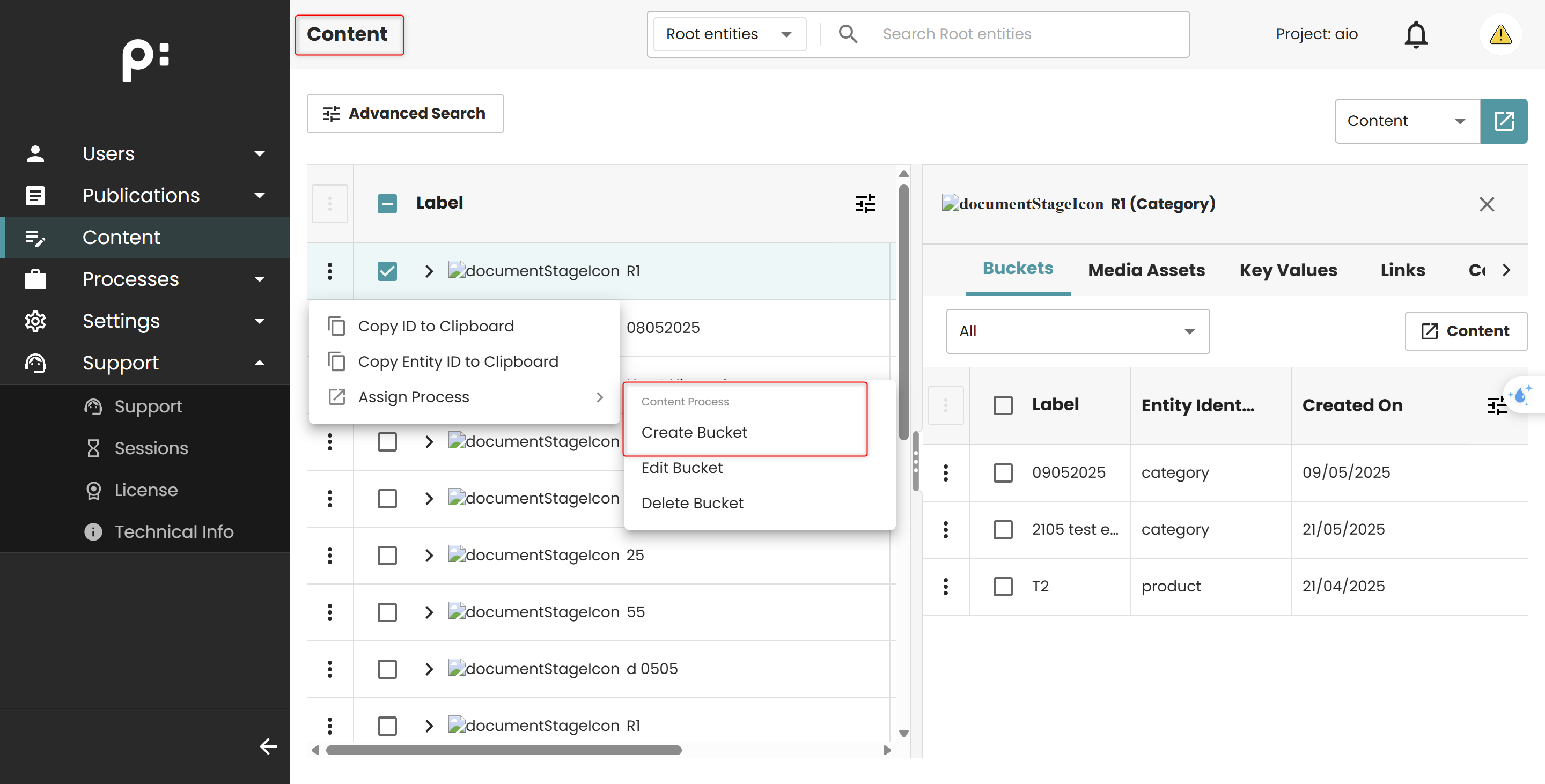 Where the process appears and we can start content processes